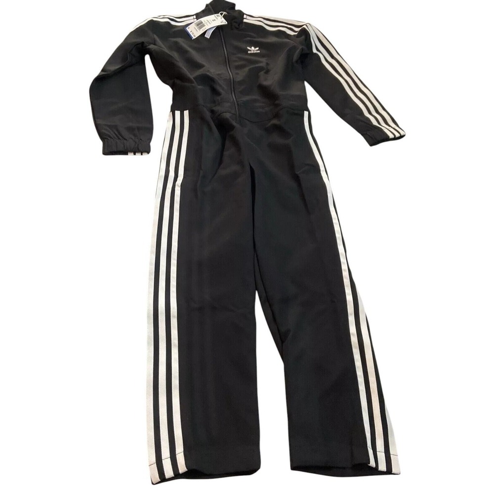 Adidas Jumpsuit Small Kids Unisex HK0284 Black Boys Girls